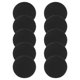 thumbnail image 3 of ColoMX 10 Uds. Cubiertas de silicona para puntas de oído de estetoscopio protectores de diafragma cubiertas de repuesto de estetoscopio negro para médicos y uso médico, 3 of 8