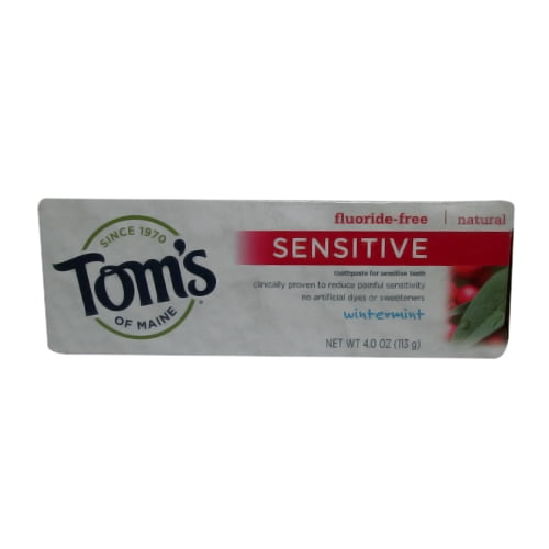 Toms Of Maine Natural Toothpaste For Sensitive Tooth, Wintermint 4 Oz, 2 Pack