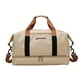 thumbnail image 2 of Bolsa de viaje con compartimento para zapatos - Bolsa deportiva grande para hombres y mujeres, tela Oxford resistente al agua, equipaje de mano 46L, negra/roja/gris, 2 of 9