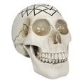 thumbnail image 4 of Spiritual Sacred Geometry Sri Yantra Shri Chakra Vastu Symbol Skull Figurine, 4 of 9