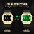 thumbnail image 4 of READ Men's Wristwatches, Digital Watches, Men's Sports Watches, Unisex Digital Wristwatch, Metal Case LCD Digital Watches, Men's Digital Watches, 4 of 8
