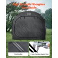 thumbnail image 5 of VEVOR Bike Storage Tent, 4 to 5 Bikes, Outdoor Spacious Bike Storage Tent with Ventilated Window, Waterproof Easy-to-Install Bike Tent with High Strength Fiberglass & Dual Zippers, Fit for Bicycle, 5 of 9