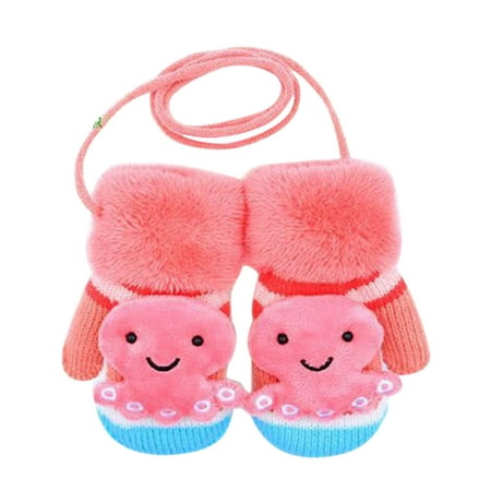 

Qufokar Gloves for Newborns Girls Kids Insulated Gloves Winter Girls for Baby for Kids Kintted Boys Snow Gloves Gloves Mittens Gloves Snow Warm Ski Kids Gloves Mittens