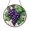 Acrylic 3.5 Inch, variant on Purple Grape Cluster Glass Suncatcher Window Art Rustic Vineyard Theme Cozy Kitchen Home Decor