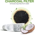 thumbnail image 3 of 6-Pack Replacement Charcoal Water Filters Compatible with Breville BWF100 and Keurig Brewers - Premium Activated Charcoal Filters For All Breville Coffee Makers and Keurig 2.0 & 1.0 Machines, 3 of 8