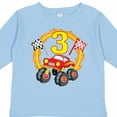 thumbnail image 4 of Inktastic Monster Truck 3rd Birthday Boys or Girls Long Sleeve Toddler T-Shirt, 4 of 5