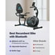 thumbnail image 4 of MERACH Bicicletas Reclinadas para Sentarse en Casa Bicicleta Estática Magnética 8 Niveles Resistencia Bicicleta de Ciclismo Interior con Aplicación Gratuita, 4 of 9