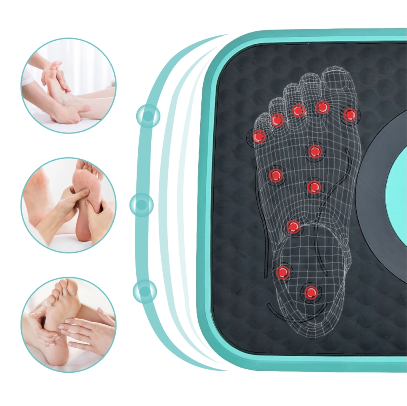 Vibration Plate Fitness Platform, Whole Body Exercise Machine for Lymphatic Drainage, Shaking Workout Board with 120 Speed Levels, Fat Burner and Weight Loss Equipment for Men and Women