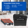 thumbnail image 2 of TN730 TN-730 Toner Cartridges Black 4 Pack Replacement for Brother TN730 MFC-L2710DW HL-L2395DW HL-L2350DW DCP-L2550DW MFC-L2750DW Printer, 2 of 7