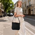 thumbnail image 6 of Iauyy Women's Handbag Removable Shoulder Satchel Bag-Polyester and PU leather ，Background-black, 6 of 7