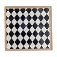 thumbnail image 1 of Posavasos de acrílico con diseño de tablero de ajedrez para bebidas, regalo navideño, mantel individual, posavasos decorativo para Negro, 1 of 9