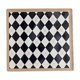 thumbnail image 1 of Posavasos de acrílico con diseño de tablero de ajedrez para bebidas, regalo navideño, mantel individual, posavasos decorativo para Negro, 1 of 9