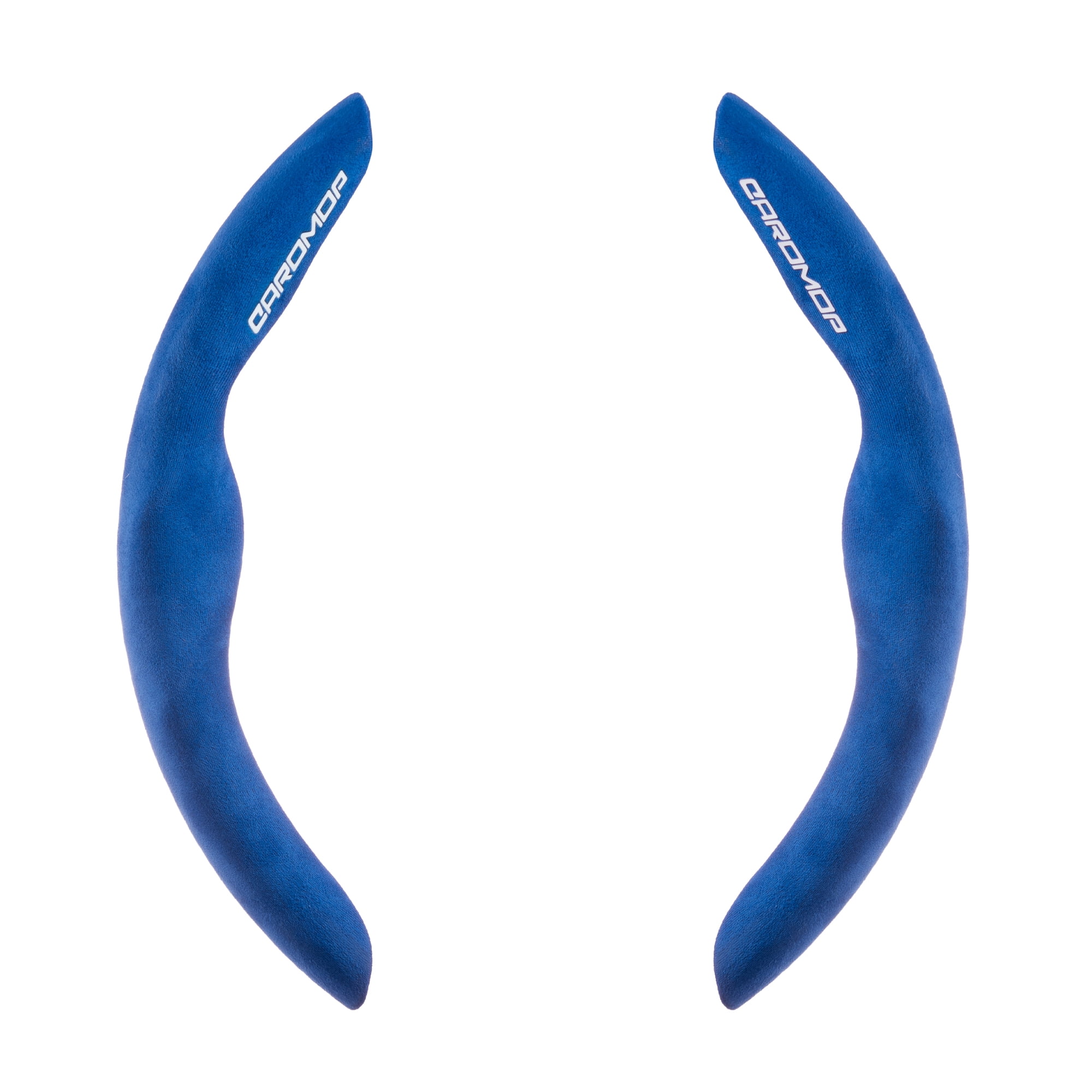 Caromop Suede Steering Wheel Cover, 14.5-15 in, Non-Slip, 2 pack, Blue