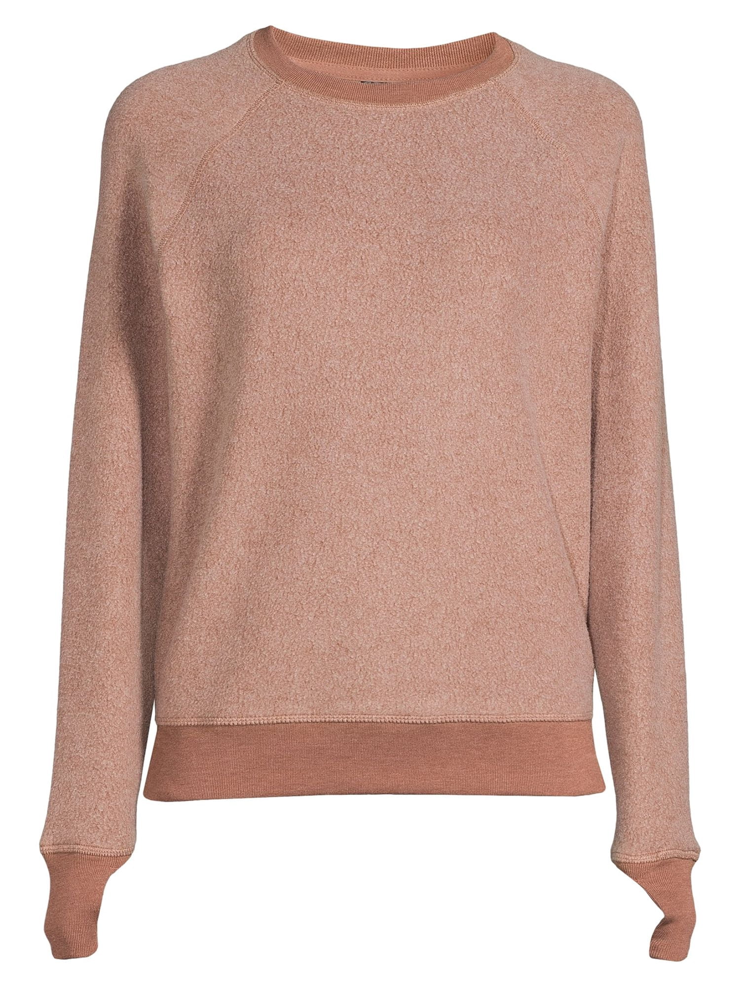 Avia Women's Fleece Pullover Top with Long Sleeves