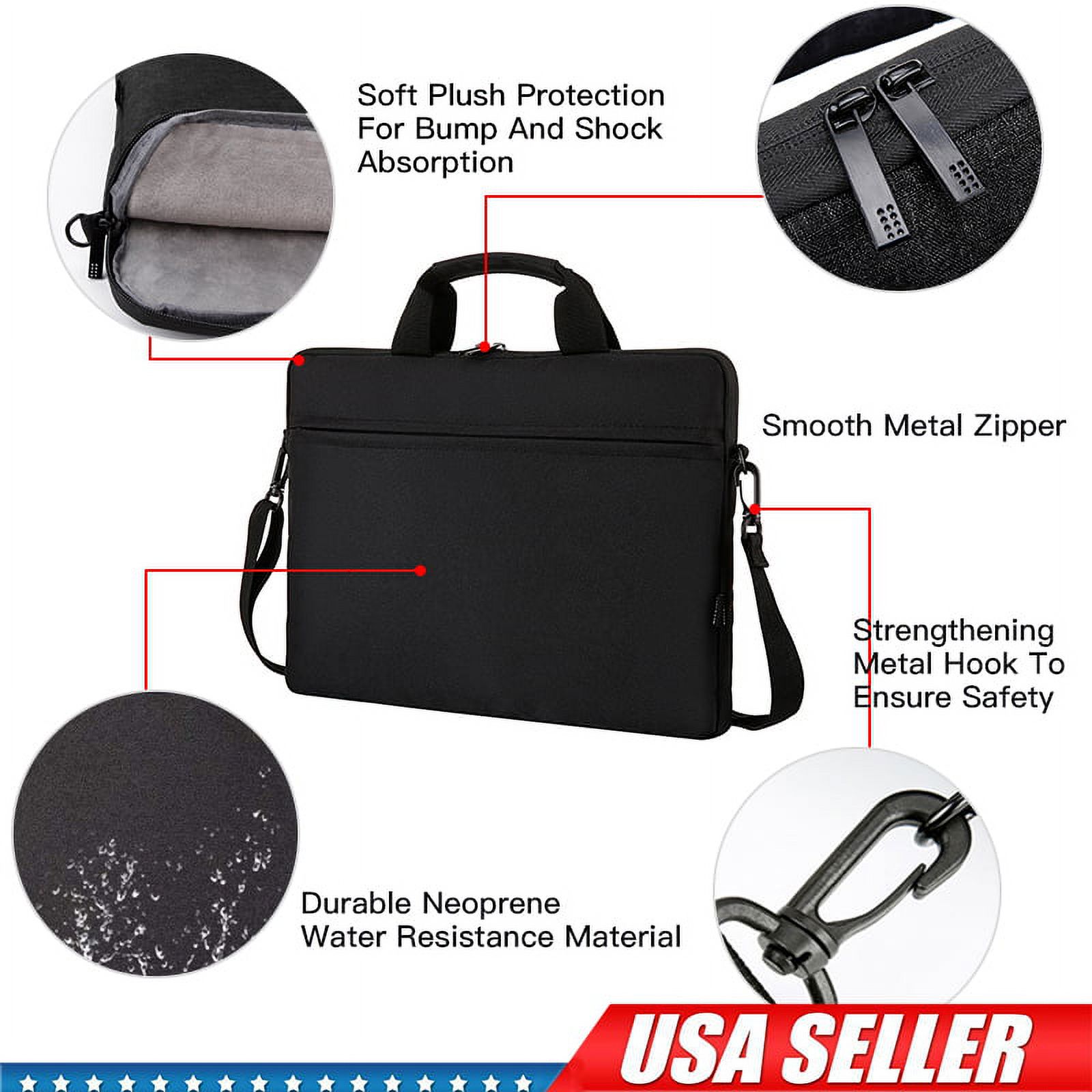 13'' 14'' 15 Inches Laptop Bag Shockproof Briefcase Shoulder Messenger ...