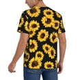 thumbnail image 2 of Lsque Sunflower 6 Pattern Mens Polo Golf Shirts Funny Graphics Shorts Sleeve Button Shirts Baseball T-shirt-3X-Large, 2 of 7