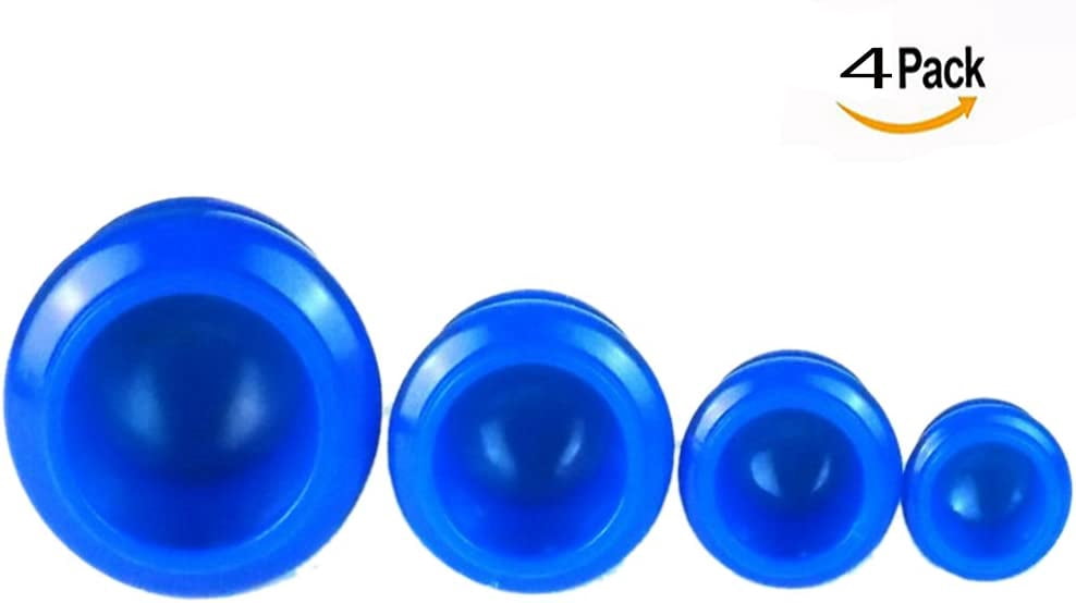 Kit De 4 Ventouses En Silicone – Massage Corporel, Thérapie Par Ventouses – Soulage Stress, Cellulite, Douleurs Musculaires – Tailles XS à L - 12