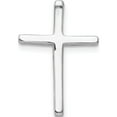 thumbnail image 3 of 10K White Gold .03Ct. Diamond Cross Chain Slide (Width 13.5) (Length 20) - Jbsp, 3 of 5