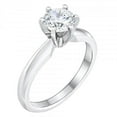 thumbnail image 4 of Classic Solitaire Engagement Ring for Women 1.25 CT 7mm Cubic Zirconia by Ginger Lyne Collection, 4 of 5