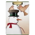 thumbnail image 2 of FMSHPON Christmas Snowman Pigeon Clipboard Hardboard Wood Nursing Clip Board and Pull for Standard A4 Letter 13x9 inches, 2 of 5