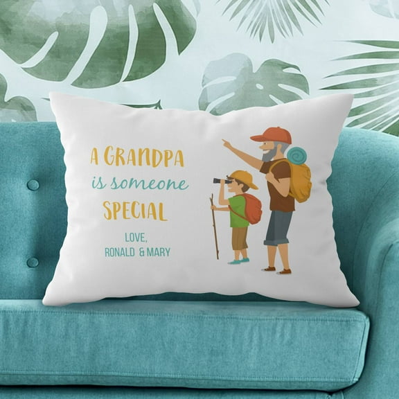 Personalized Pillow Case for Grandpa