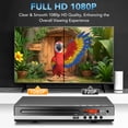 thumbnail image 5 of SPEEDWOW DVD Player for TV with Remote Control, 1080P HD DVD Player for Home with HDMI & AV Cable, All Region Free, Breakpoint Memory, Support PAL/NTSC System, 5 of 10