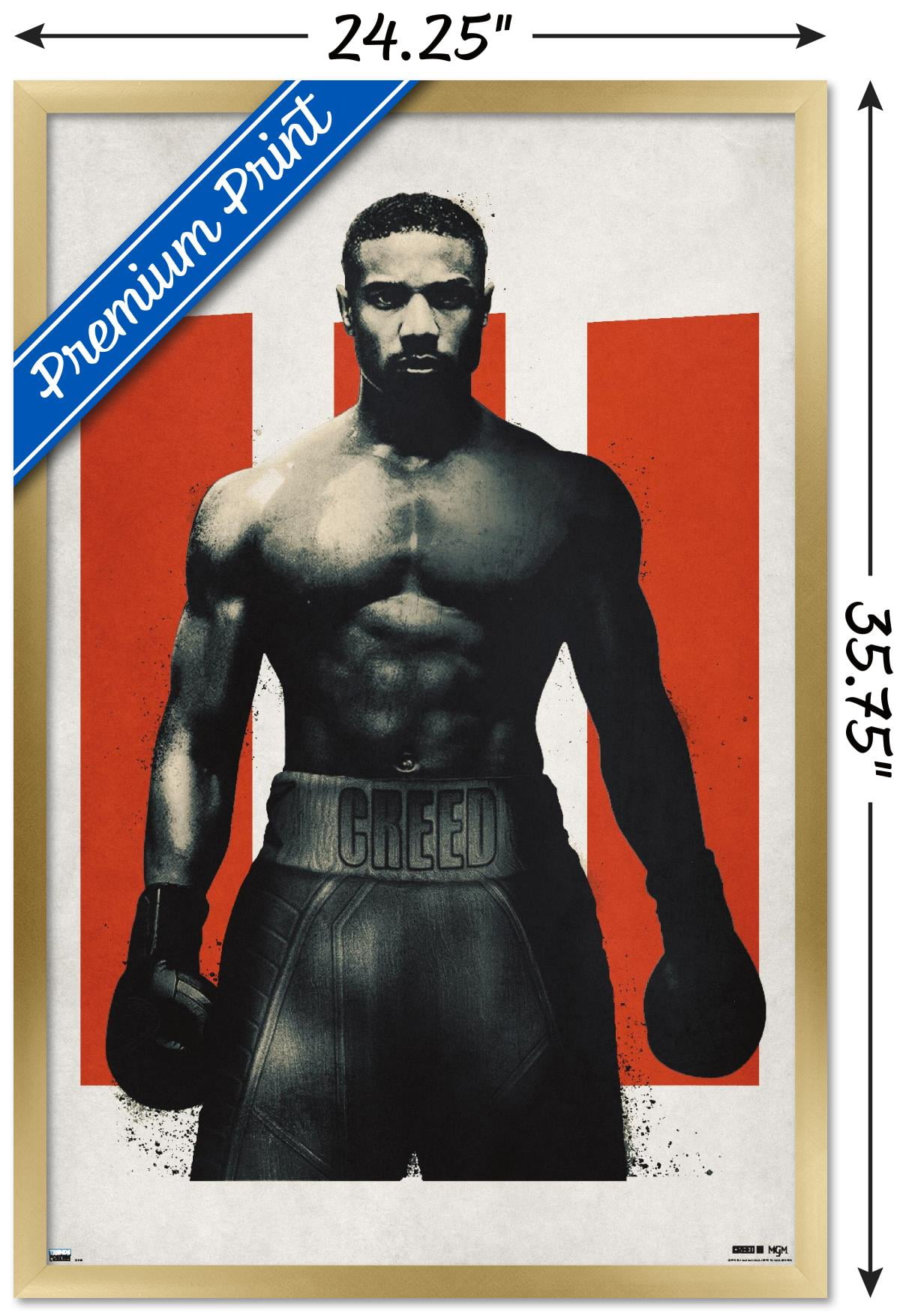 Creed III - Adonis Fight Wall Poster, 22.375" x 34" Framed