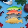 thumbnail image 3 of 4pcs Halloween Fake Fish Simulated Artificial Carp Model Red Green Grey Gold Decoration for Home Party Market Food Display Kitchen Photography Props - 8.6 inch, 3 of 3