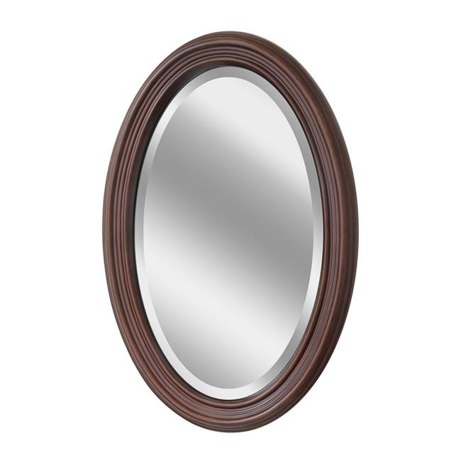 Head West 1044 21 x 31 in. Wood Oval Mirror