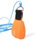 thumbnail image 3 of Bolsa De Cuerda Para Lanzar De Nailon Naranja, Bolsa De Pequeña Con Anillo De Metal Para Escalar árboles, Escalar Rocas, Actividades De Aventura, 3 of 7