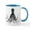 White/Blue Inside, variant on CafePress - Vintage Octopus Mugs - 11 oz Ceramic Mug - Novelty Coffee Tea Cup