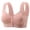 Red, variant on HomeDM Front-Closure Bras for Women No Underwire Full Coverage Supportive Tshirt Bras Push Up Supportive, Red, 38