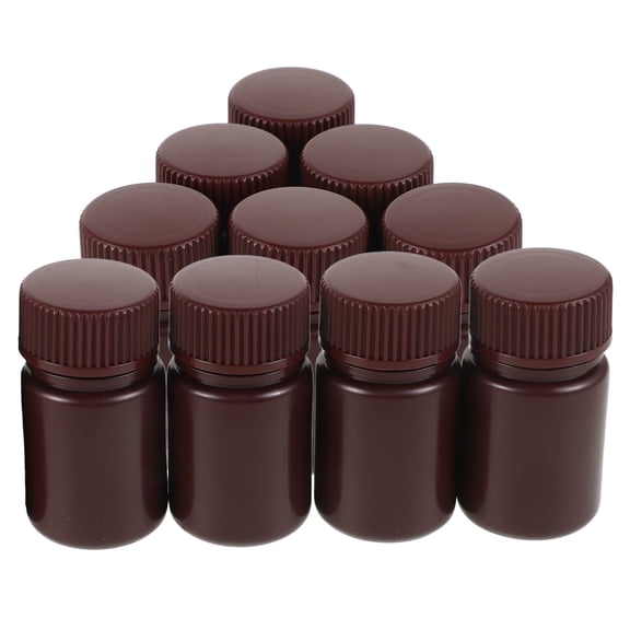 YSNOOWE 10Pcs Reagent Bottles 2.36X1.18X1.18in for Chemical Reagent Storage in Labs