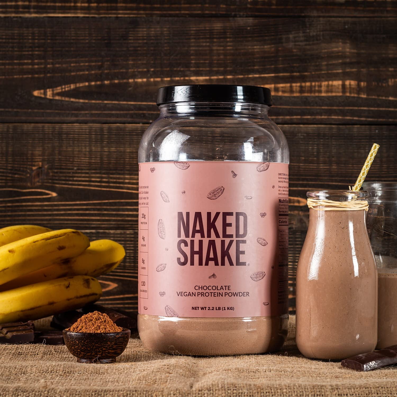 Chocolate Coconut Almond Protein Shake | Naked Shake - 30 Servings