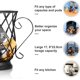 thumbnail image 4 of Cesta de almacenamiento para cápsulas de café, soporte para cápsulas múltiples UNISOPH, estante de almacenamiento TUNC Sencillez, 4 of 5