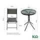 thumbnail image 5 of Juego de Comedor 2 Sillas y Mesa de Vidrio Kingshouse Gris, 5 of 8