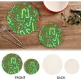 thumbnail image 4 of SKYSONIC Christmas Candy Cane Pot Holders Trivets, 2 Pcs Heat Resistant Trivets, Cotton Thread Weave Mats for Hot Pads Pans Pot Bowl Teapot for Kitchen Decor, 4 of 7