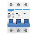thumbnail image 2 of 3 Poles DIN Rail Mount Circuit Breaker, AC 400V 32A Current Circuit Breaker - 50HZ Circuit Home Use Leakage, Overload, Short Circuit Protector, 2 of 4
