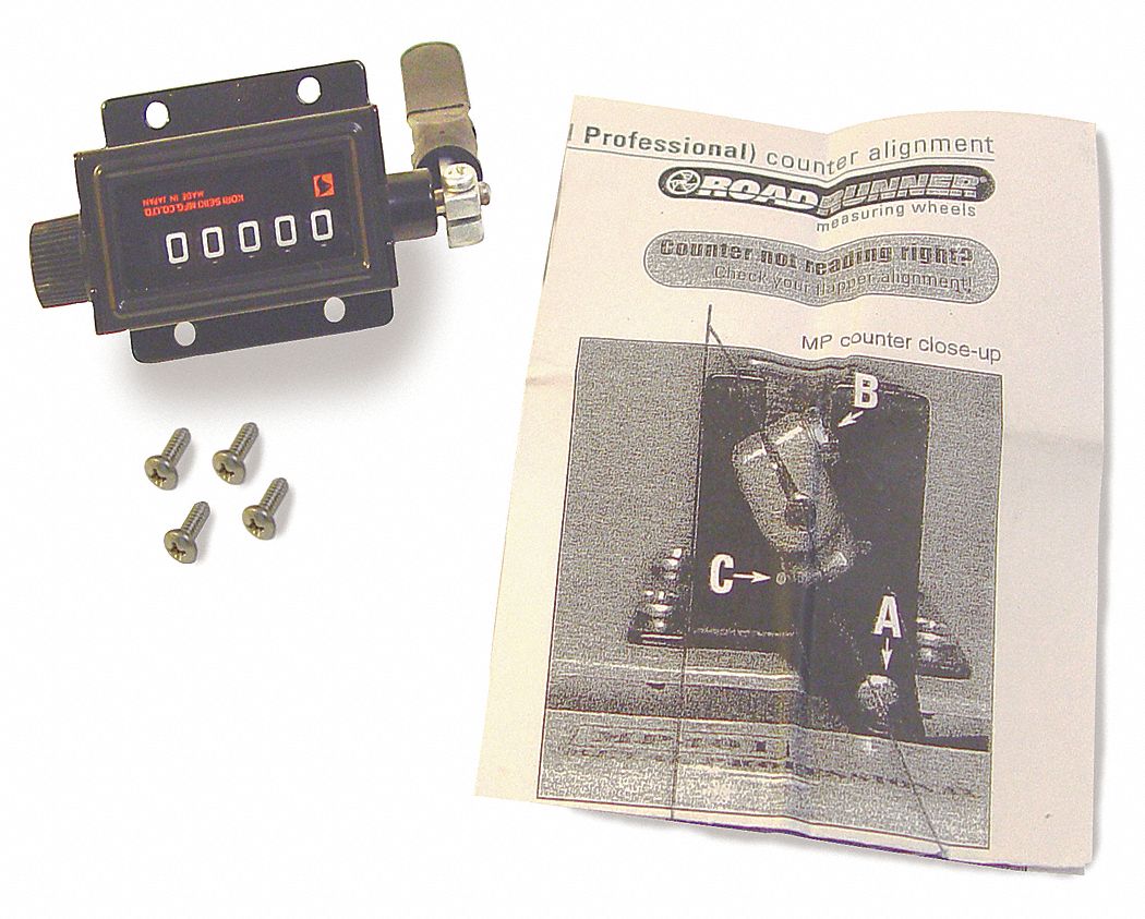 Keson Measuring Wheel Counter,99999 Ft MP401RCA