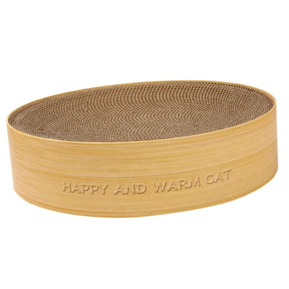 Cama Rascador para gatos jinwen de cartón Protector de muebles beige