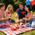 thumbnail image 5 of Boovnll Patriotic Stars Stems, Artificial White Blue Red Stars Stems 4th of July Table Decorations for Home, Dining Table Centerpiece Decor, 4th of July Decorations, 5 of 6