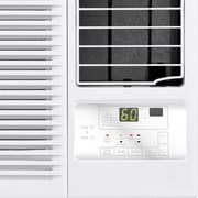 LG 11,700/12,200 BTU 230V Window-Mounted Air Conditioner with 9,200/11,200 BTU Supplemental Heat Function, LW1223HR