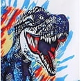 thumbnail image 3 of Ensemble de Pyjamas pour Petites Filles Imprimé Dinosaure Col Rond Chandail-Over Haut Pyjamas d'Été Ensemble Pyjamas pour Tout-Petits Garçons 8T, 3 of 3