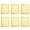 yellow, variant on JUANCHENG 6-Pack Plastic Queen Excluders (for Beekeeping Specific) — (White and Yellow)