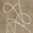 thumbnail image 2 of PI Studio 20x20 Black Ornate Wood Framed with Double Matting Museum Art Print Titled - Swooping Lines, 2 of 4