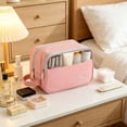 thumbnail image 5 of Fmbmuo Travel Cosmetic Storage , Reusable Waterproof Makeup Organizer Bag Multifunctional Zipper Toiletry Case For Travel Daily Use, 5 of 7