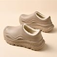 thumbnail image 6 of Women’s Winter Warm Fleece Lined Clog Slippers, Cozy Plush EVA Platform Shoes with Anti-Slip Tire Sole, Indoor Outdoor Waterproof House Shoes, Perfect Christmas Gift for Her, 6 of 7