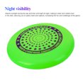 thumbnail image 1 of Discos voladores de luz nocturna Discos voladores fluorescentes de 175 g que brillan en la oscuridad Discos definitivos para la playa/fiesta/deportes al aire libre, 1 of 8