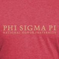 thumbnail image 3 of CafePress - Phi Sigma Pi Gold Wordmark T Shirt - Mens Tri-blend T-Shirt, 3 of 4