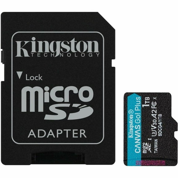 Kingston Canvas Go! Plus 1 TB Class 10/UHS-I (U3) V30 microSDXC